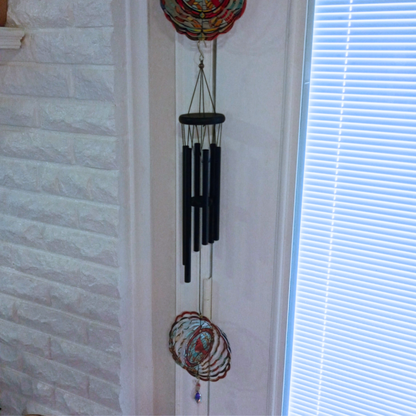 Cardinal Double Wind Spinner Wind Chime